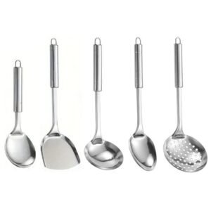 5 X Ustensiles De Cuisines – Ustensiles De Cuisine – Inox