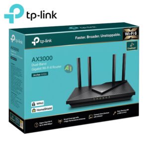 Archer AX55 – AX3000 Routeur Wifi Dul band | 1 port WAN Gigabit + 4 ports LAN Gigabit – 2026 – TOGO INFORMATIQUE