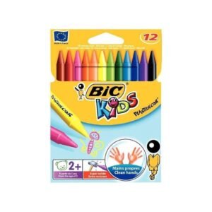 Bic Crayon De Couleur Plastique Decor Paquet De 12 Pcs
