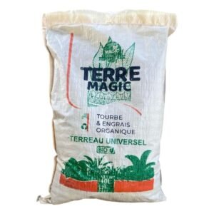 Bio 100% Terre MAGIC -Terreau Universel Pour Jardinage De Loisir Et Pépinière – Sacs De 10 Litres