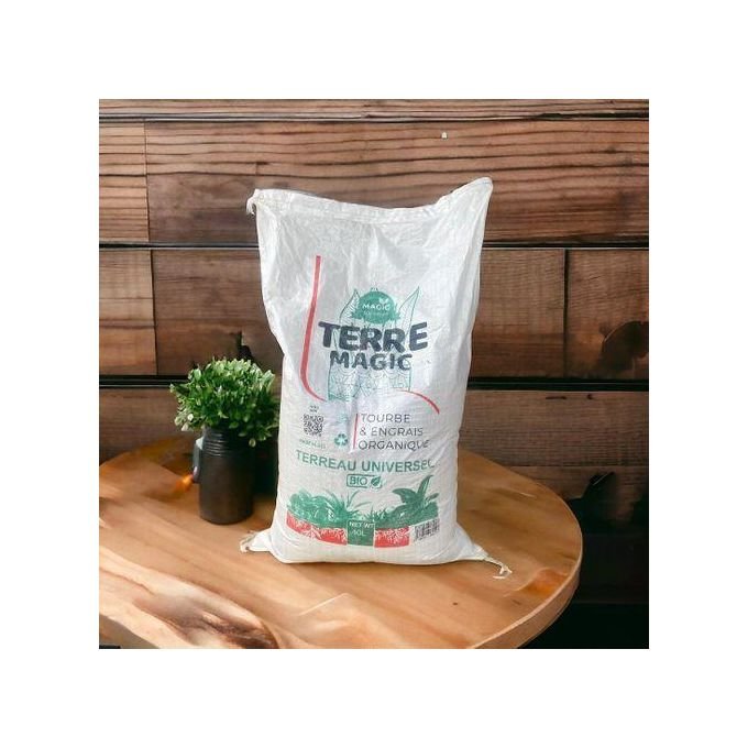 Bio 100% Terre MAGIC -Terreau Universel Pour Jardinage De Loisir , Pépinière Et Culture En Pots.