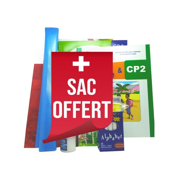 Books Kit Scolaire - CLASSE CP2 + SAC OFFERT