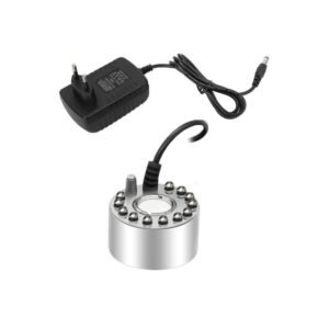 Brumisateur pour couveuse et incubateur d’oeufs 12 LED, pulvérisateur, atomiseur, fontaine d&rsquo;eau, étang, décoration d&rsquo;aquarium, éclairage,…