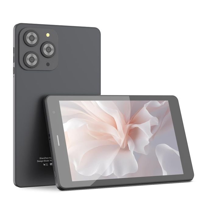 C Idea Tablette 8 pouces Android 15 Portable légère SIM 512 Go Tablette pour adulte avec étui gris