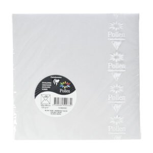 Clairefontaine 50033C – Paquet de 20 Enveloppes Gommées – Format Carré 16,5×16,5cm