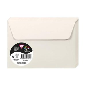 Clairefontaine 5056C – Paquet de 20 Enveloppes Auto-Adhésives – Format C6 11,4×16,2cm