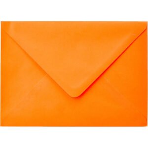 Clairefontaine 5492C Paquet de 20 Grandes Enveloppes 16,2×22,9cm Clémentine