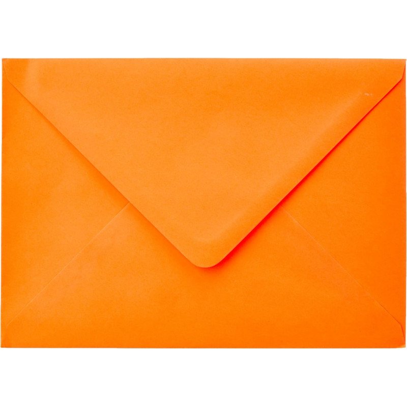 Clairefontaine 5492C Paquet de 20 Grandes Enveloppes 16,2x22,9cm Clémentine