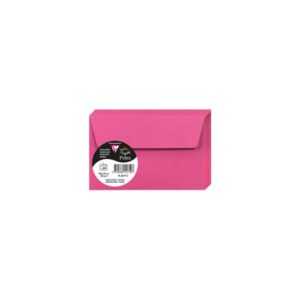 Clairefontaine 5571C – Paquet de 20 Enveloppes Auto-Adhésives – Format 9x14cm – 120g/m – Coloris Rose Fuchsia