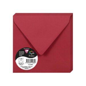 Clairefontaine 5588C – Paquet de 20 Enveloppes Gommées – Format Carré 14x14cm