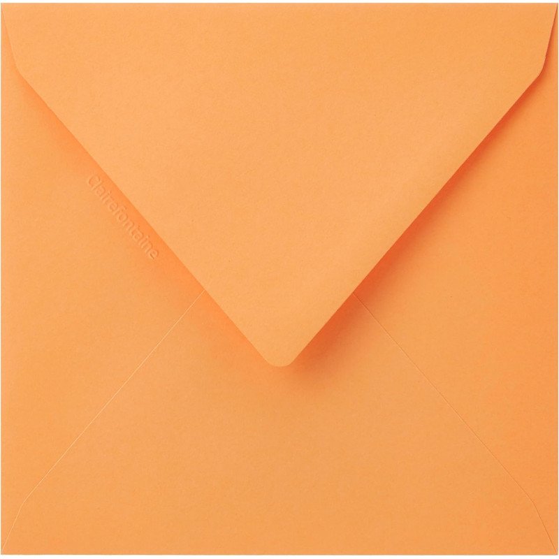 Clairefontaine 5598C - Paquet de 20 Enveloppes Gommées - Format Carré 14x14cm
