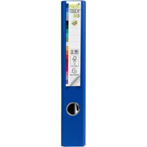 Classeur a levier prem’touch intérieur et extérieur en polypropylène- dos 50mm – A4 maxi – bleu foncé