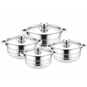 Ensemble De Casseroles En Acier Inoxydable 4 Pièces – Casserole de cuisine maison