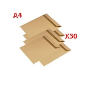 Enveloppe Kaki A4 lot de 50