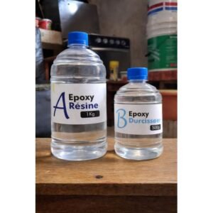 Epoxy Résine/ Durcisseur- 2 Bidons de 1,5 kg /Ultra Brillante & Résistante
