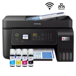 Epson EcoTank L5290 – Imprimante Pro Multifonction Jet d&rsquo;encre 4 en 1, Impression, Scan, Copie, Fax – Chargeur automatique – Wi-Fi Direct -…