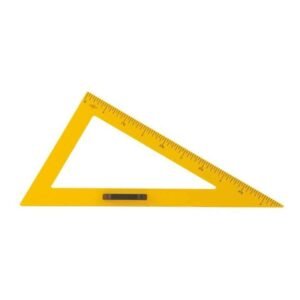 EQUERRE A TABLEAU 60CM PLASTIQUE JAUNE