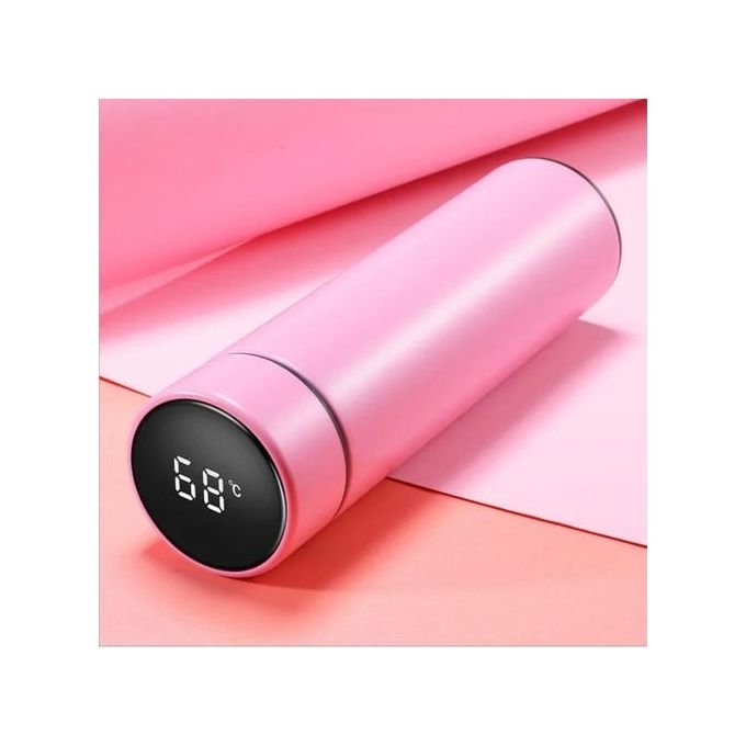Gourde - Gourde Temperature - Thermos Isotherme Intelligent Digital - Thermos Electrique - Rose