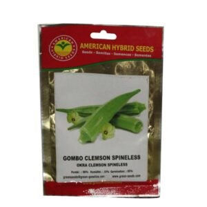 GREEN SEEDS Semence Gombo Clemson Spineless – Sachet De 10G