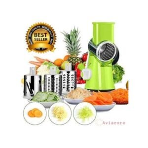 hachoir manuel – Blender à Manivelle – Râpe à Légumes – Rappeuse – Coupe Légume – Trancheuse à Légumes Hachoir Manuel – Vert