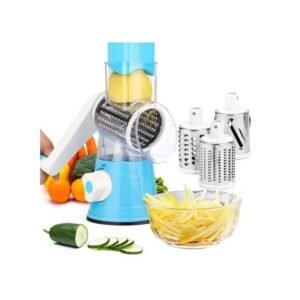 hachoir manuel – Blender à Manivelle – Râpe à Légumes – Rappeuse – Coupe Légume – Trancheuse à Légumes Hachoir Manuel – Bleu