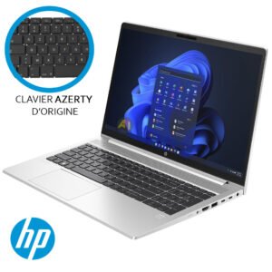HP ProBook 450 G10 Intel Core i5 – 1335U (13è Génération) jusqu&rsquo;à 4.6 GHz – 16 Go/512 Go SSD NVMe – Ecran 15.6 Pouces – Clavier AZERTY Francais…