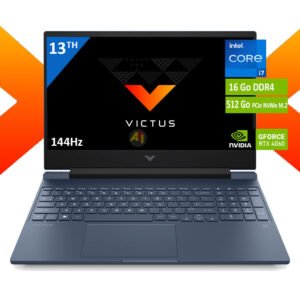 HP Victus 15-fa1657nr Gaming Laptop Intel Core i7-13620H 16Go DDR4 / 512 Go SSD, NVIDIA Geforce RTX 4060 8Go DDR6 – 2026 – TOGO INFORMATIQUE