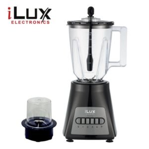 Ilux Blender – LX-378 – 300 W – Bol 1.5 L – Noir