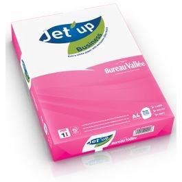 Jet&rsquo;up Bureau Vallée – Papier blanc – A4 (210 x 297 mm) – 80 g/m² – 2500 feuilles (carton de 5 ramettes)
