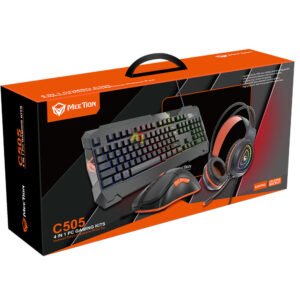 Kit Gaming 4-en-1 Meetion C505 | Clavier, Souris, Casque Audio, Tapis Souris – 2026 – TOGO INFORMATIQUE