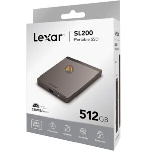 Lexar SL200 USB 3.1 512 Go – Disque dure SSD Externe, Interface : USB Type-C – 2026 – TOGO INFORMATIQUE