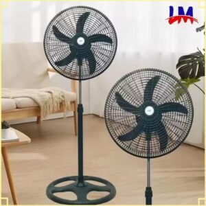 LM-Ventilateur sur pied 18″ Luxe – Noir