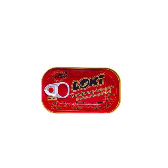 Loki Sardines à l'huile végétale 125G