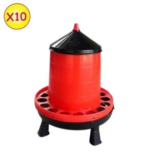 Lot 10 Mangeoire Anti Gaspillage 10Kg Pour Croissance (économique)