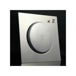 Lot De 2 Siphons De Sol – Poussoir 10×10