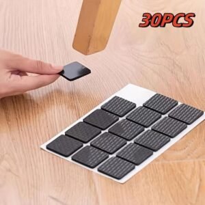 Lot de 30 patins antidérapants pour tables et chaises, autocollants antidérapants pour meubles.