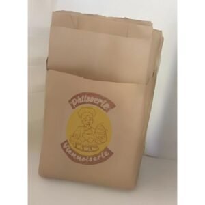 Lot de 300 emballages(14×6,5×25cm) en papier kraft brun – Idéal pour sandwichs, paninis, croissant et burgers