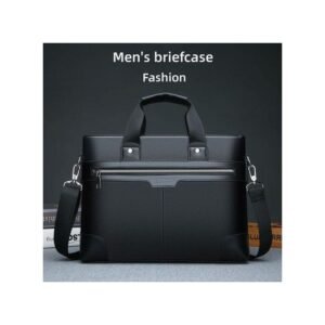 Mallette d&rsquo;affaires pour homme, Sac à main diagonal, Sac d&rsquo;épaule, Sac pour ordinateur – Noir