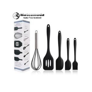 Mateamoda Ustensiles De Cuisine 5 En 1 Ustensiles De Cuisine Ustensiles De Cuisine Ensemble De Cuisson Grattoir De Cuisine Fouet Brosse