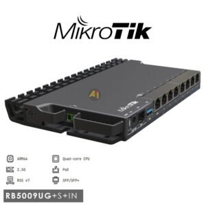 MikroTik RB5009UG+S+IN – Routeur Mikrotik Haute performance | 7 x Gigabit Ethernet | 1 x 2.5 Gigabit Ethernet | 1×10 Gigabit SFP+ – 2026 – TOGO…