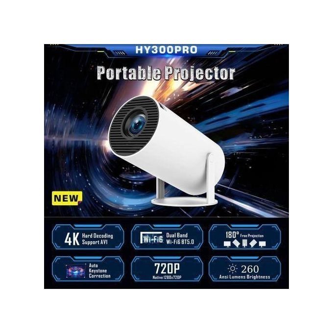 Mini Projecteur TV 1080P 5G Bluetooth Projecteur Intelligent