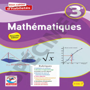 Mon Cahier d&rsquo;Habiletés Mathématique 3e