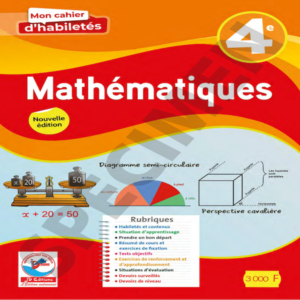 Mon Cahier d’Habiletés Mathématique 4e