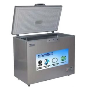 Nasco Congélateur Horizontal- NAS-350FL-DB /350L (250L Net)/1 Porte/1 Panier A L’Interieur/Dark Blue