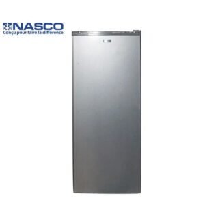 Nasco Congélateur Vertical -NASD1-226FL-DS – 226Lt(180Lt Net)/6 Tiroirs/Argent Foncé/220-240V/ Eco D&rsquo;Energie