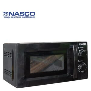 Nasco Micro-Ondes – 20L – 700W – 5Nvx puissances – Nas-W20B-P04 – Noir – Garantie 3 Mois
