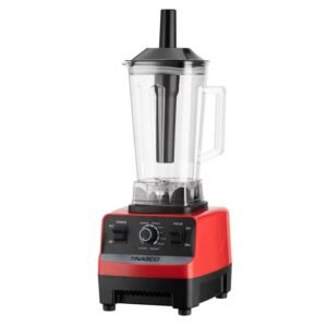 Nasco Mixeur – NAS-BL1351-TMT – 2Lt – 2 In 1 – 1000W – Moteur Rouge – Avec Broyeur – 6Pcs – Ct – Plastique