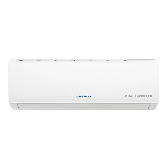 Nasco Nas-T09V1 - Split 9000 Btu Nasco - R410 - Dual Inverter - 220-240V - Facade Blanche - Elimination Des Bacterie