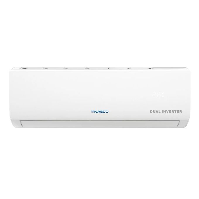 Nasco Nas-T18V1 - Split 18000 Btu Nasco - R410 - Dual Inverter - 220-240V - Facade Blanche - Elimination Des Bacteri