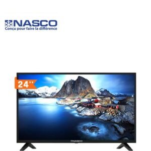Nasco SLIM TV LED 24 » – Analogique – 2 HDMI- 2 USB – NAS-B24FB-A / NAS-J24FBFL-A – 12 mois de garantie